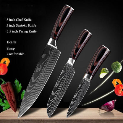 Kitchen Knife Set, Japanese Chef Knives