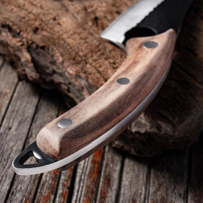 Hand Forged Kitchen Boning Knife - Outdoor Hunting Survival Knife