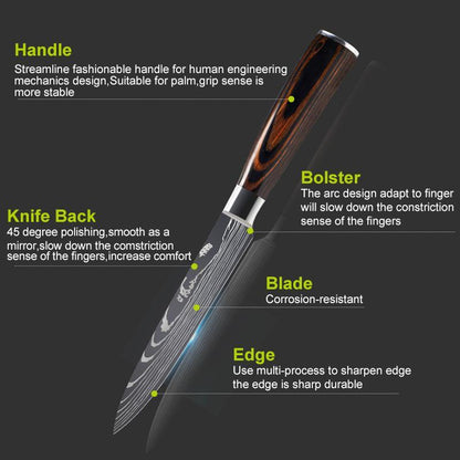 Kitchen Knife Set, Japanese Chef Knives