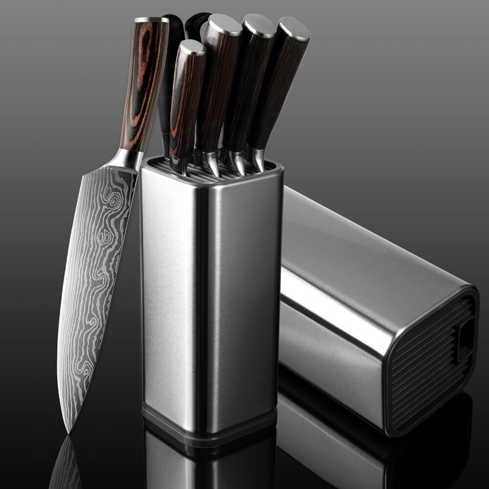 Kitchen Knife Set With Holder