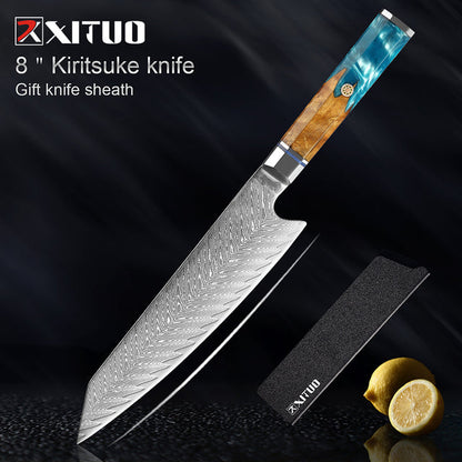 Kitchen Knives 67 Layers Damascus Japanese Style Sharp Blade Chef Knife